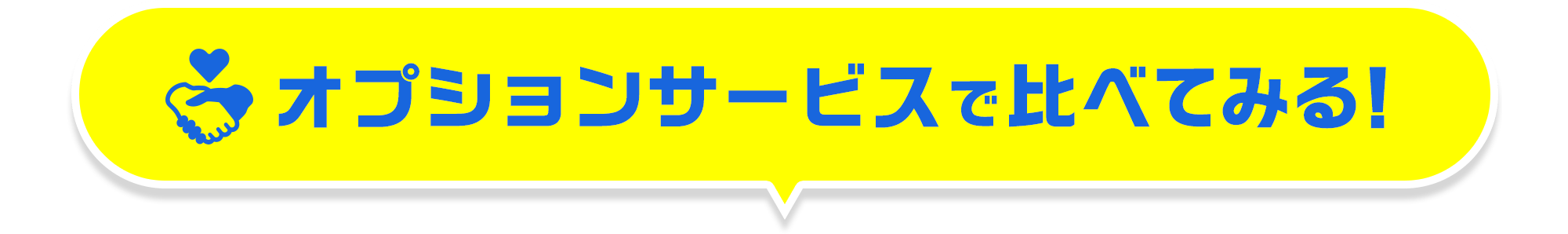 オプションサービスで比べてみる!